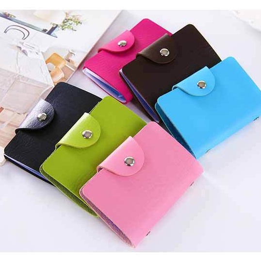 Ví đựng thẻ có khóa bấm 12, 24 ngăn siêu tiện dụng