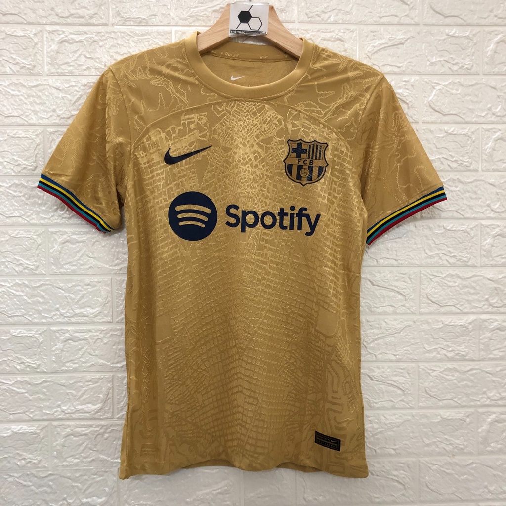ÁO BÓNG ĐÁ BARCELONA PLAYER 2022 - 2023 SÂN KHÁCH