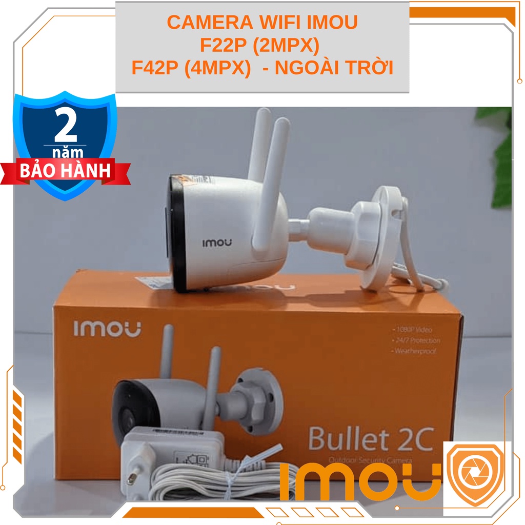 Camera wifi - mini - Imou IP ngoài trời xem qua điện thoại laptop F22P F42P