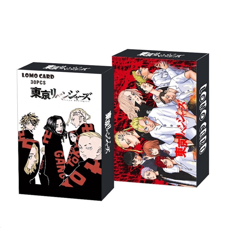 Lomo Card 30 Cái/bộ Anime Tokyo Revengers Cửu Âm Chân Kinh Kaisen Haikyuu