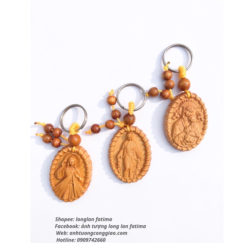 MÓC KHOÁ GỖ-QUÀ TẶNG CÔNG GIÁO