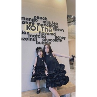 đầm tiệc cho mẹ và bé gái