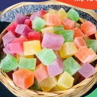 500gr kẹo dẻo dâu sữa đặc sản Đà Lạt thơm ngon