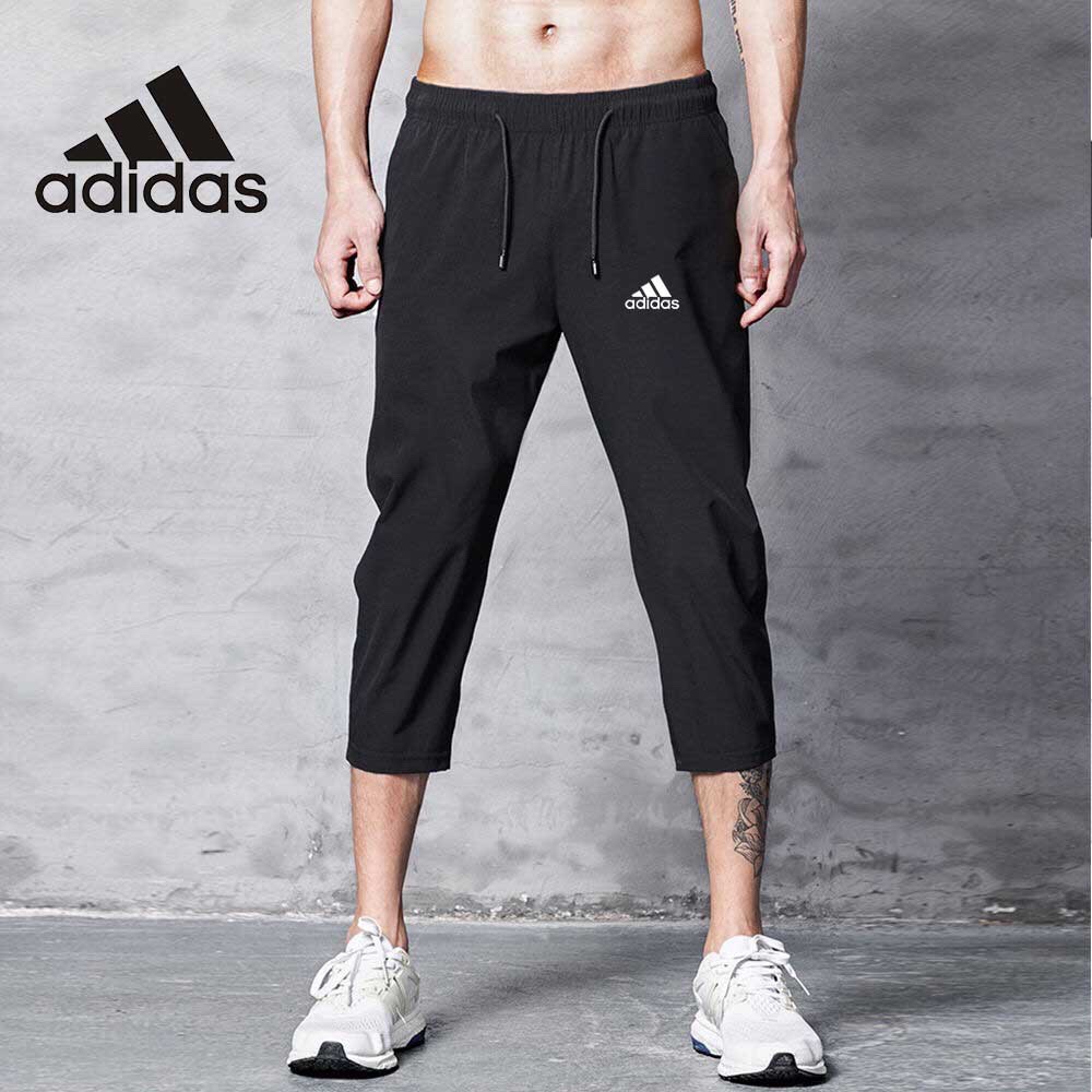 Quần Thể Thao Adidas 100% Lụa Lạnh Nhanh Khô Lưng Cao Co Giãn Tốt Cá Tính Cho Nam