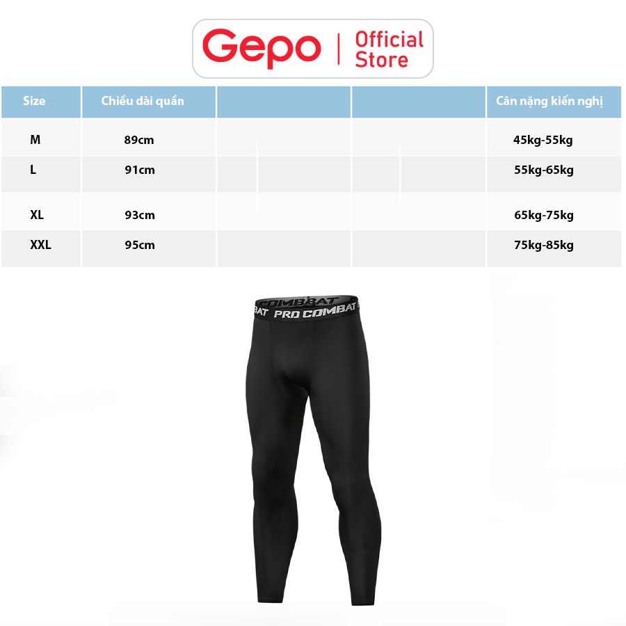 Quần Giữ Nhiệt Quần Legging Nam Màu Đen Chuyên Tập Gym Chạy Bộ Đá Bóng YINGHU