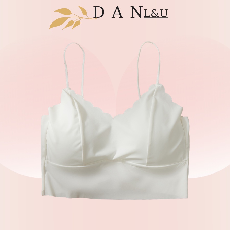Áo Ngực Bra Chất Su Mềm Mại Co Dãn Thoáng Mát Dây Lưng Đan Chéo Quyến Rũ DAN L&amp;U 631