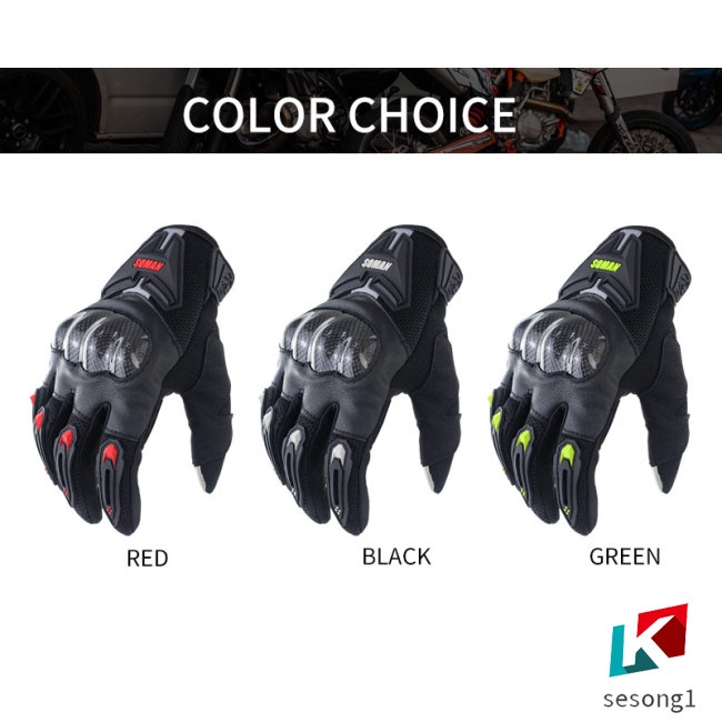 Găng Tay Bằng Da Dùng Lái Xe Moto Tiện Dụng