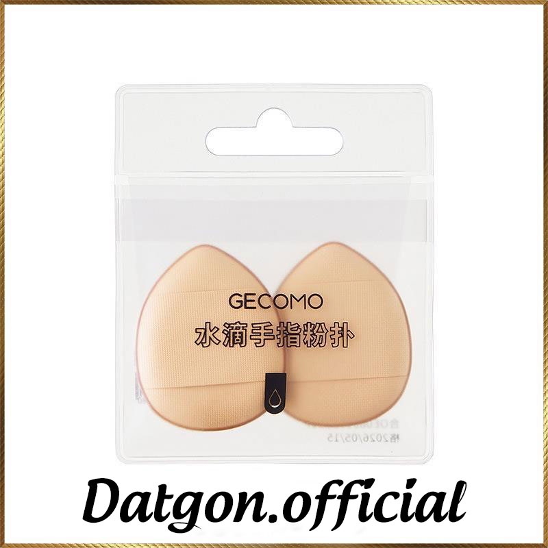 Set 2 Mút Tán Mini Cao Cấp Gecomo Tán Kem Nền Cushion Kem Che Khuyết Điểm