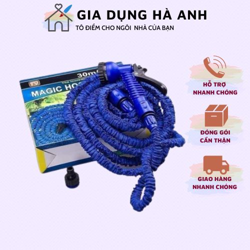 Vòi xịt tăng áp, vòi xịt nước MAGIC HOSE- Giãn nở thông minh, áp lực nước mạnh mẽ, chất liệu bền bỉ- Đa năng và tiện lợi