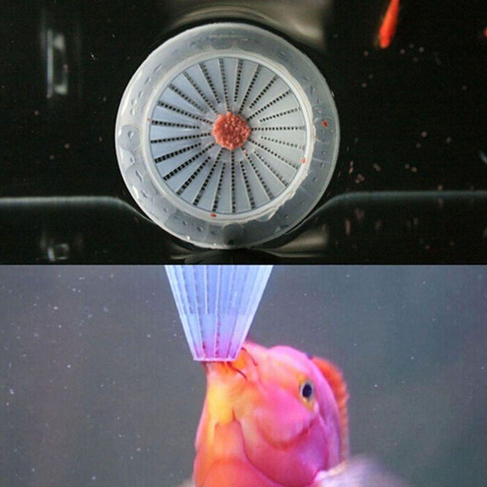 Bộ 4 Cốc Hút Dùng Cho Cá Ăn Hình Nón / Giun Máu / Sâu Trong Bể Cá