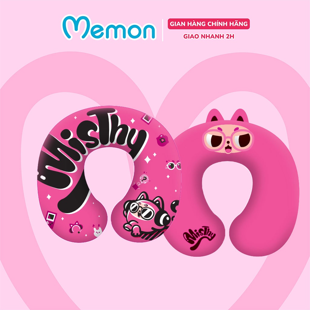 Gối Cổ Mihi Nhồi Gòn Cao Cấp Memon, Dùng để chơi Game giống Misthy.