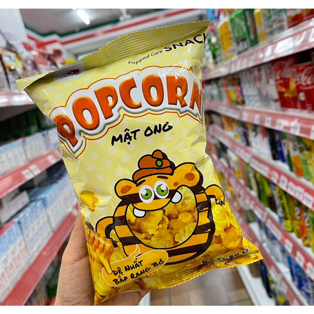 Bỏng ngô Popcorn vị Pho mai /mật ong /Chocolate gói 50g