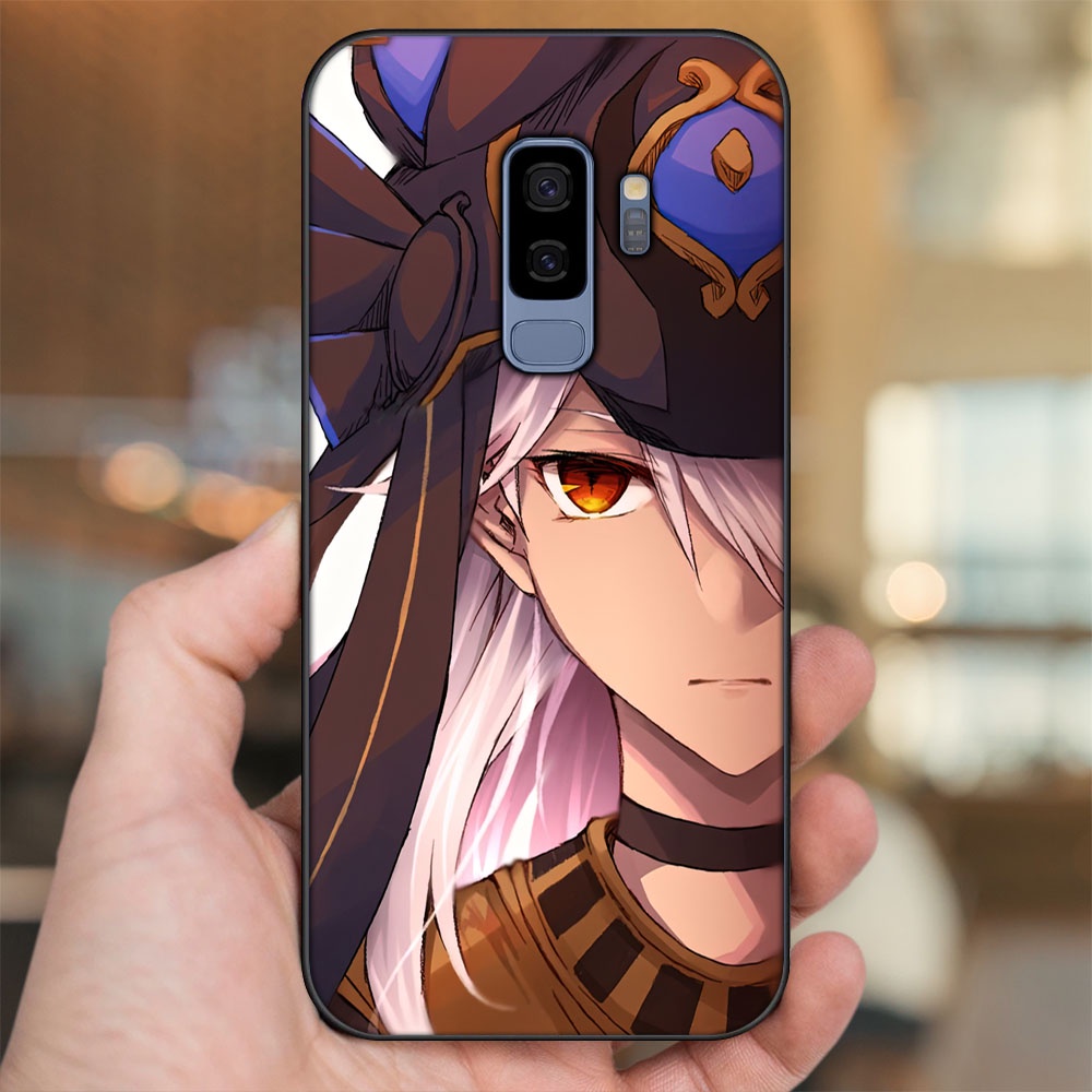 Ốp lưng Samsung S9 Plus viền đen in hình Cyno Genshin Impact