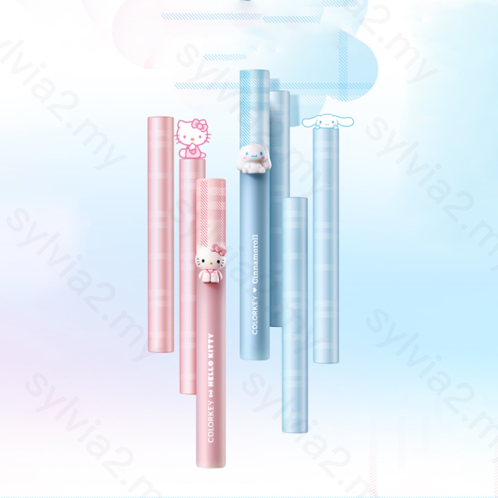HELLO KITTY X CINNAMOROLL X COLORKEY® Son Môi Dạng Lỏng Không Gây Tiếng Ồn Chuyên Dùng Trong Trang Điểm