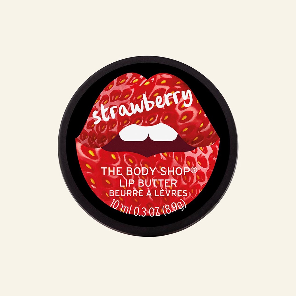 Bơ dưỡng môi hương dâu The Body Shop Lip Butter Strawberry 10ml