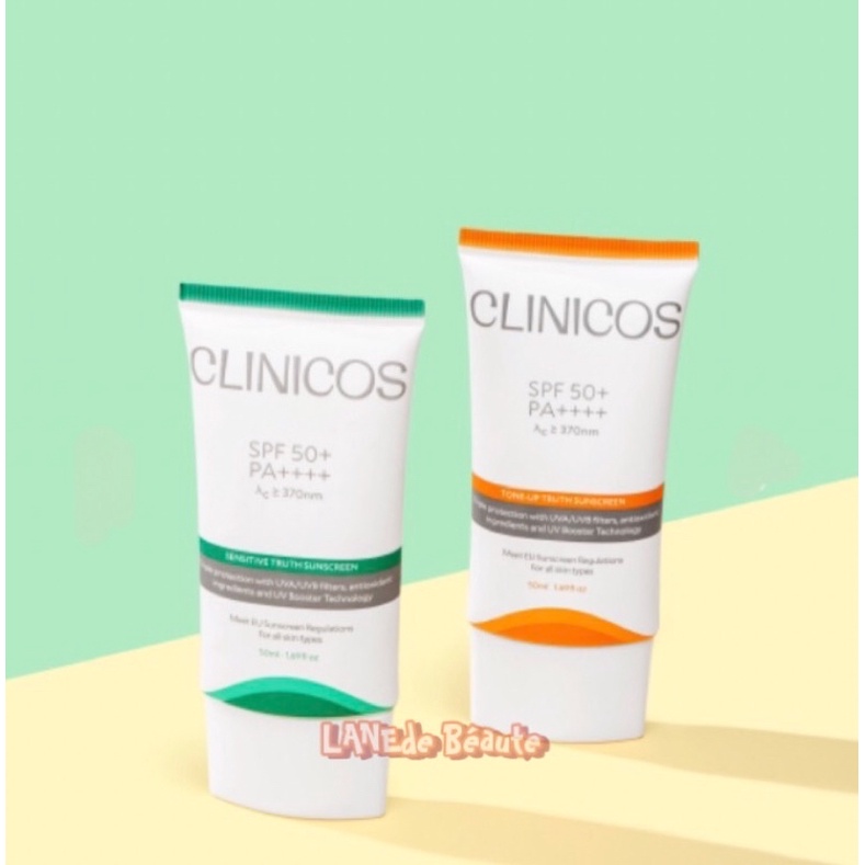 KEM CHỐNG NẮNG NÂNG TÔNG TỰ NHIÊN CLINICOS TRUTH SUNSCREEN SPF 50 PA++++ 50ML