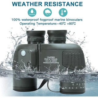 Ống nhòm hàng hải chống nước 10X50,chuyên cho tàu thuyền đi biển, tìm ong, xem trộm
