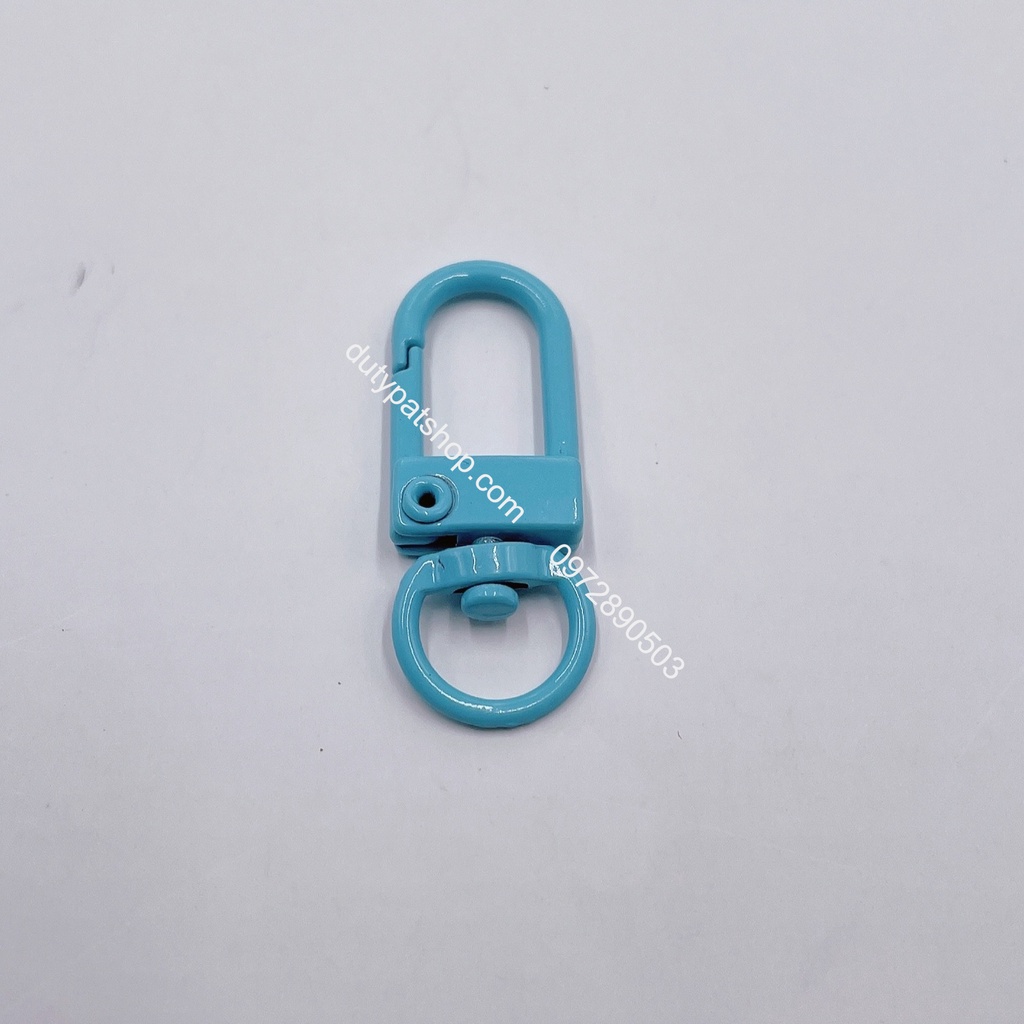 Móc càng cua, móc chìa khóa có chân xoay 360 độ  đủ màu treo thẻ, ba lô túi xách
