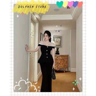 BIGSIZE Set quần ống loe bigsize