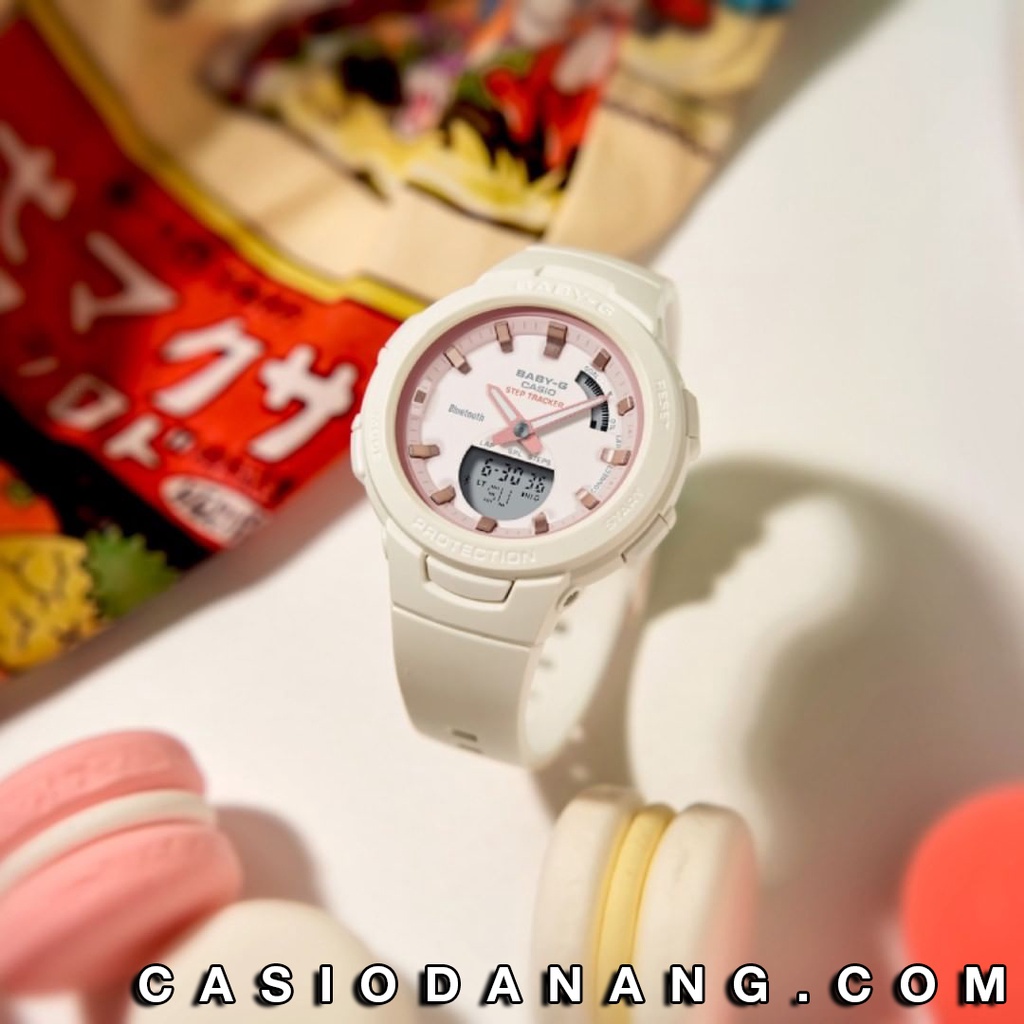 Đồng hồ nữ Casio Baby-G chính hãng Anh Khuê BSA-B100CS-7ADR (41mm)