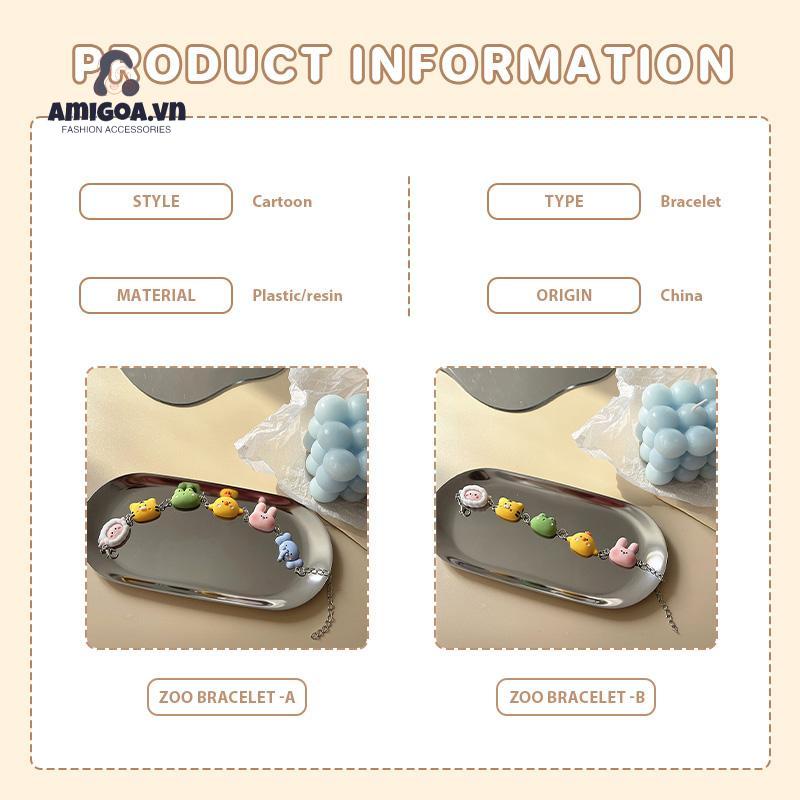 ✨✨Vòng Tay Hình Động Vật Phong Cách Harajuku Nhật Bản Mềm Mại Dễ Thương Cho Nữ