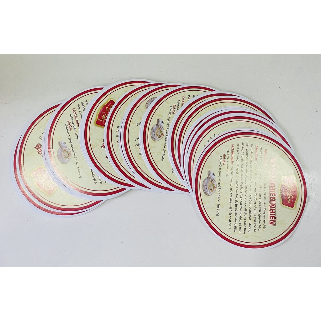 Combo 10 tờ hướng dẫn sử dụng yến