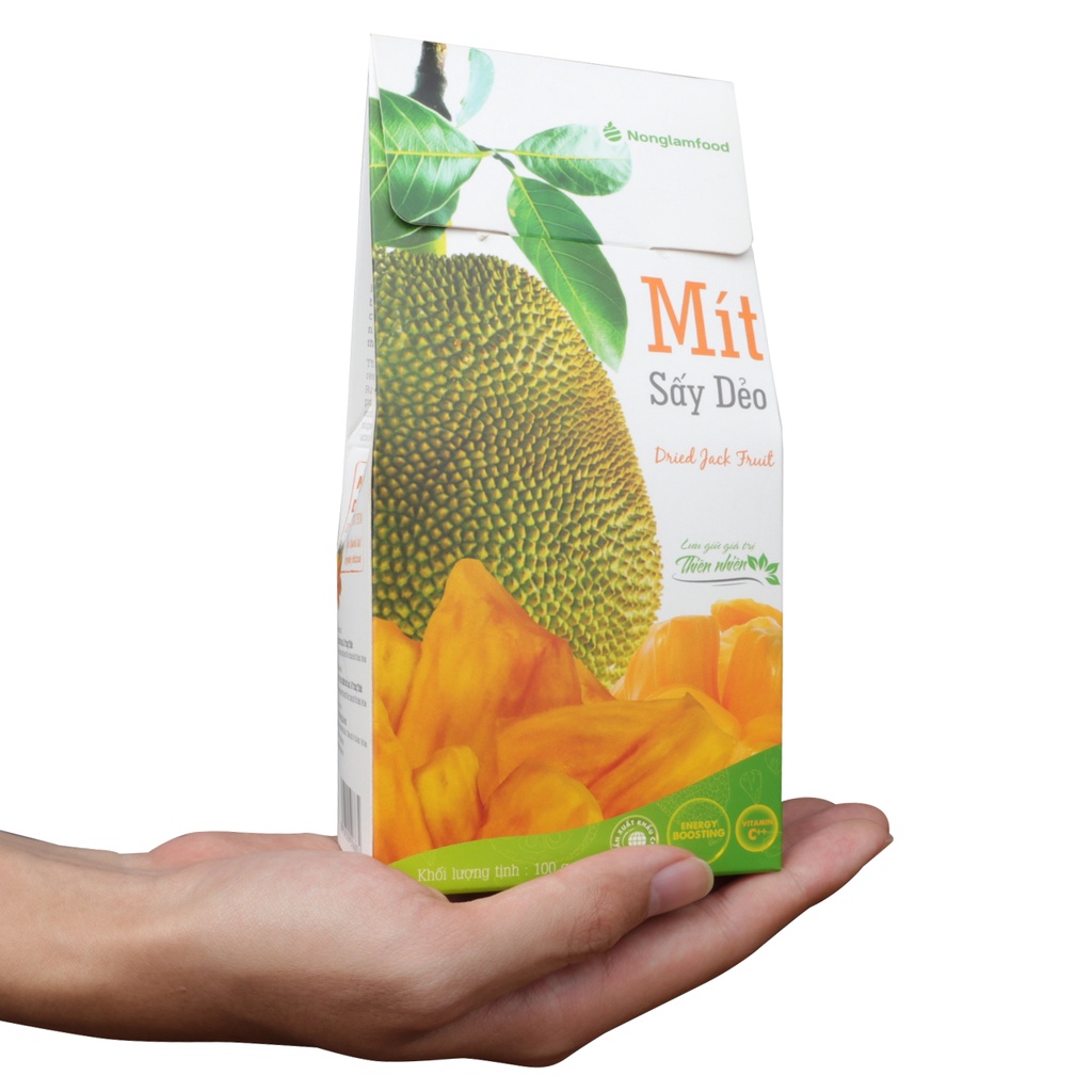 Mít sấy dẻo Nonglamfood 100g | Healthy Snack | Ăn vặt văn phòng | Trái cây sấy dẻo