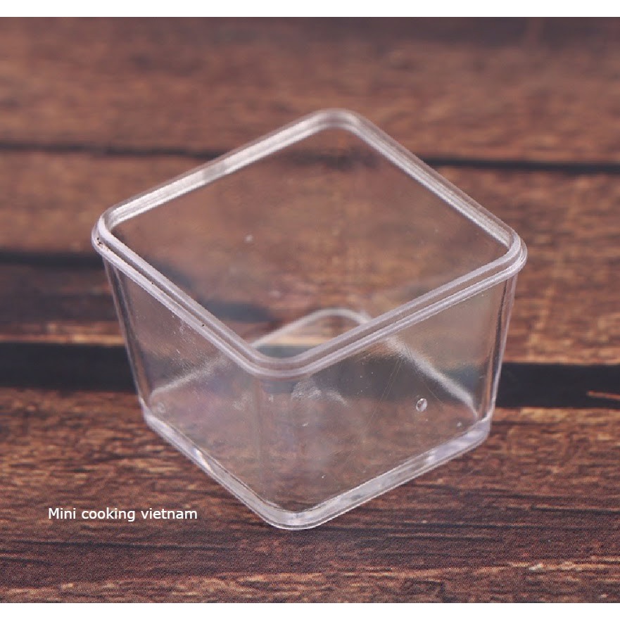 Set mô hình 4 hộp đồ ăn lock lock / Mini cooking vietnam
