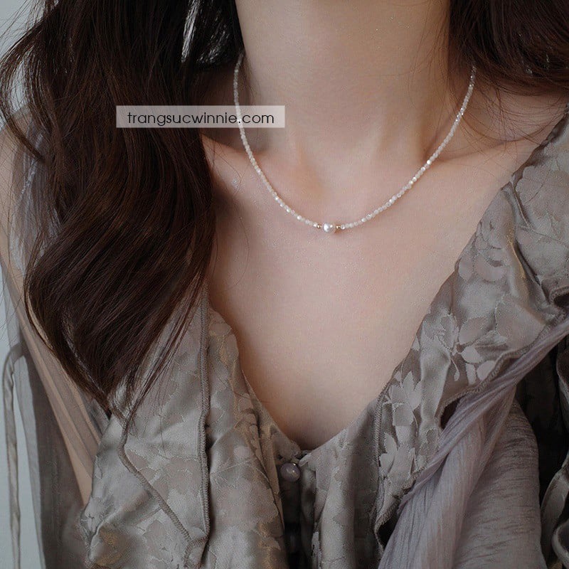 Dây chuyền ngọctrai nhí