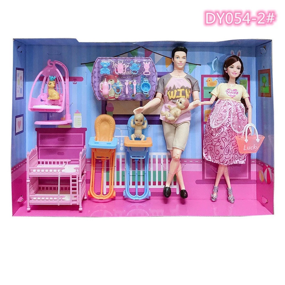 Đồ Chơi Búp Bê Mang Bầu Bằng Nhựa Vinyl Kích Thước 30cm