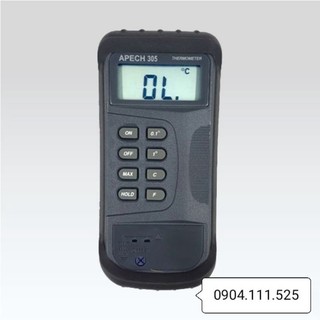 Thiết bị đo nhiệt độ tiếp xúc trực tiếp type K APECH 305 (1kênh)