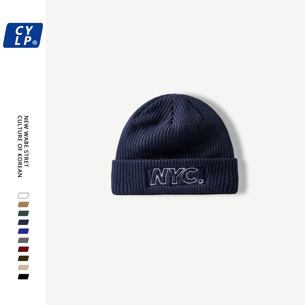 Nón Len Thêu Chữ NYC Phong Cách Đường Phố Hàn Quốc