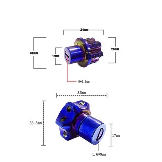 Vỏ Bọc Phôi Chìa Khóa Mạ Titan Cứng Cáp, Bóng Đẹp, Chống Trầy Trùm Phụ Kiện Du Lịch