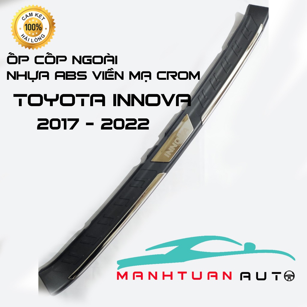ỐP CHỐNG TRẦY CỐP TRONG NGOÀI INNOVA TOYOTA 2017-2022 Nhựa đen cao cấp