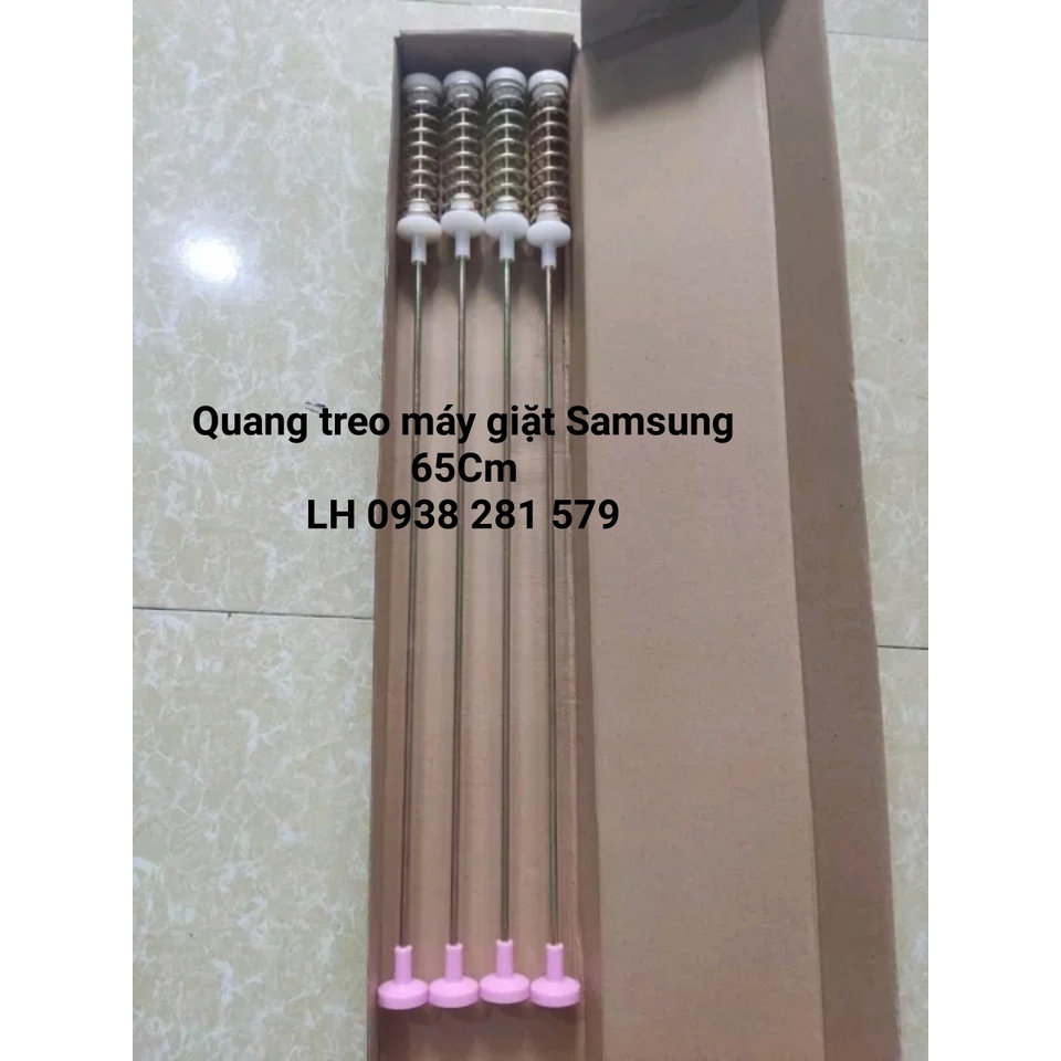 Bộ quang treo ty treo, gióng treo máy giặt Samsung từ 13kg - 16kg , dài 65cm ( bộ 4 thanh )