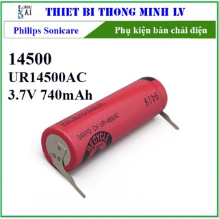 Pin Sanyo 14500 3.7V - Chuyên Dùng Cho Bàn Chải Điện Philips Sonicare & Oral-B & Máy Cạo Râu Philips