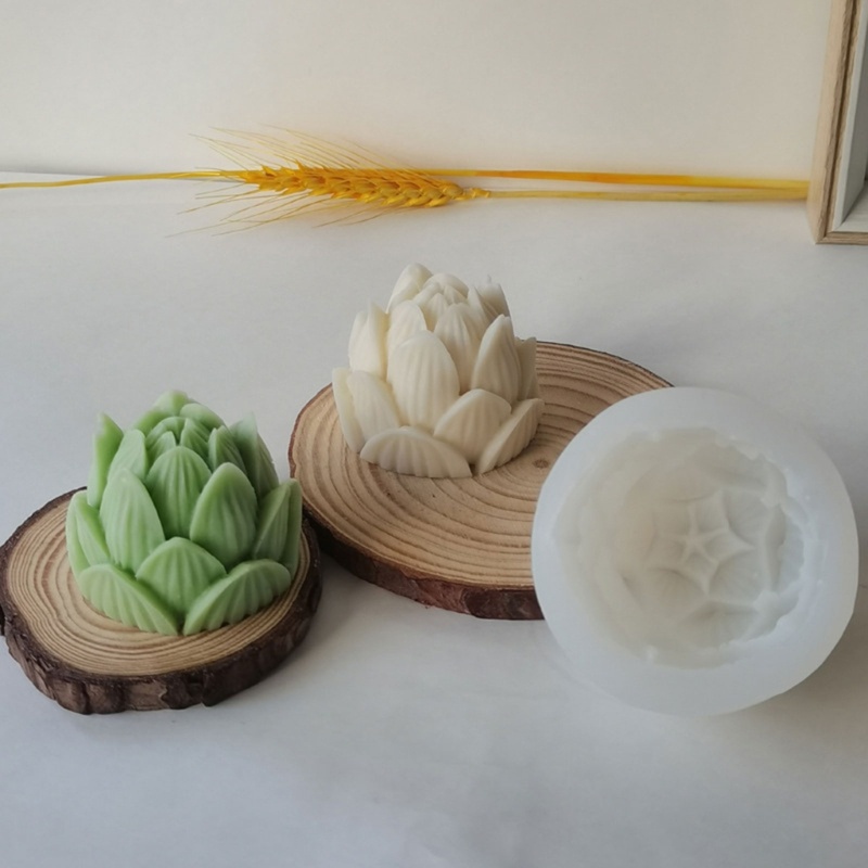 Khuôn Silicone Làm Bánh Hình Hoa Sen Độc Đáo