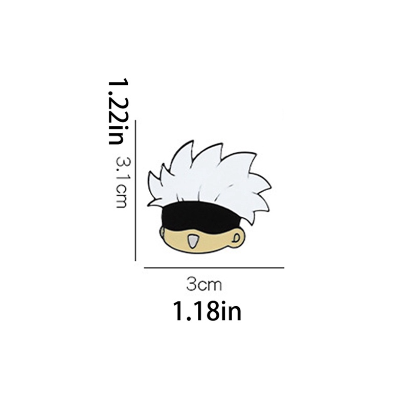 Anime Jujutsu Kaisen Enamel Brooch Pins Cute Animal Cat Lapel Badges Jewelry Accessories Gifts