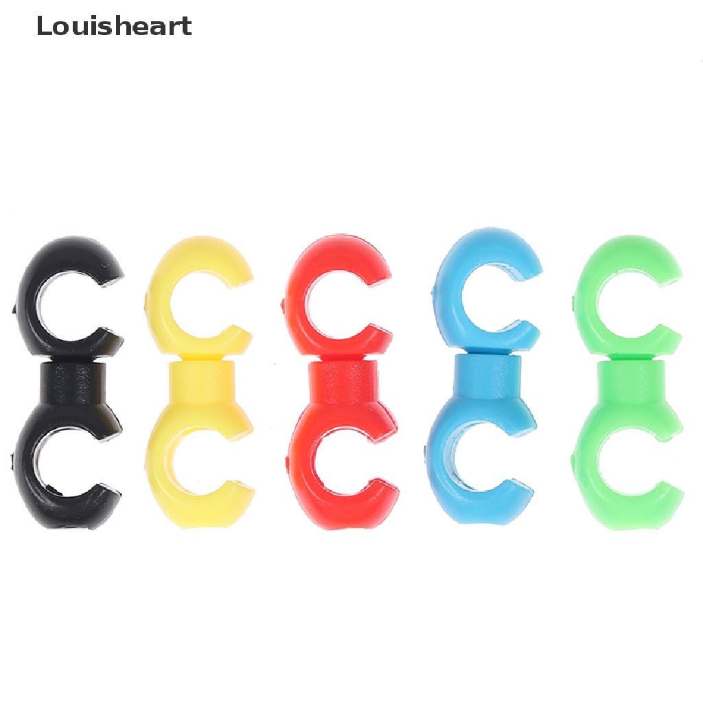 20 Kẹp Dây Cáp Xe Đạp Hình Chữ S Hiệu Louisheart TFG