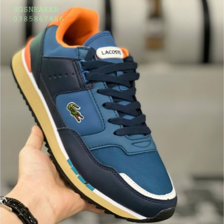 Giày Lacoste Blue Nam  AUTHENTIC SHOES - Chính Hãng - FullBox
