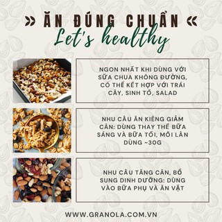 Granola dinh dưỡng siêu hạt