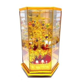 Cây cành vàng lá ngọc phong thuỷ trưng bàn thờ thần tài, cây tài lộc phong thuỷ
