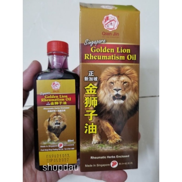 Dầu nóng xoa bóp hiệu sư tử - hàng chính hãng singapore