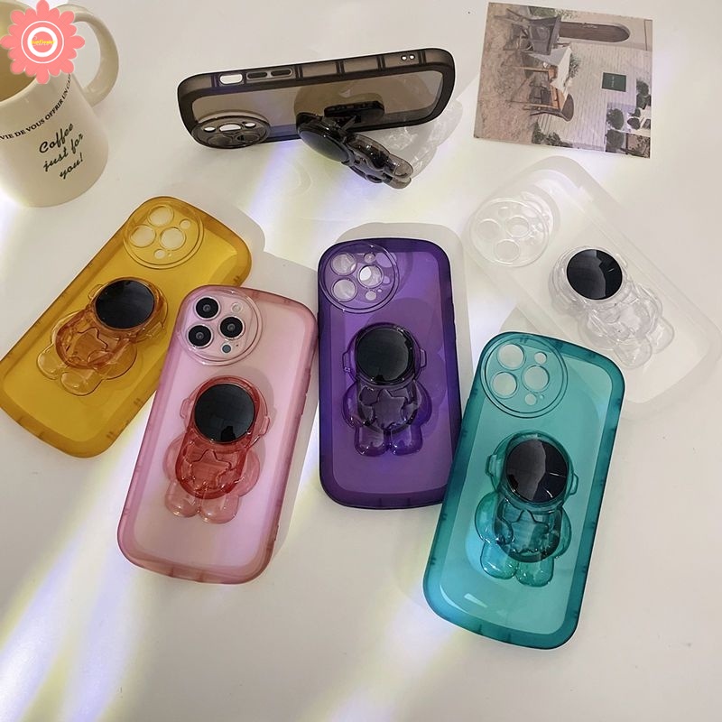Ốp Điện Thoại Mềm Có Giá Đỡ Cho Realme C21Y C35 C15 C12 C31 C11 C25 5 5i 6i C25 C25s 9i C3 5s C11 2021 C20 C20A