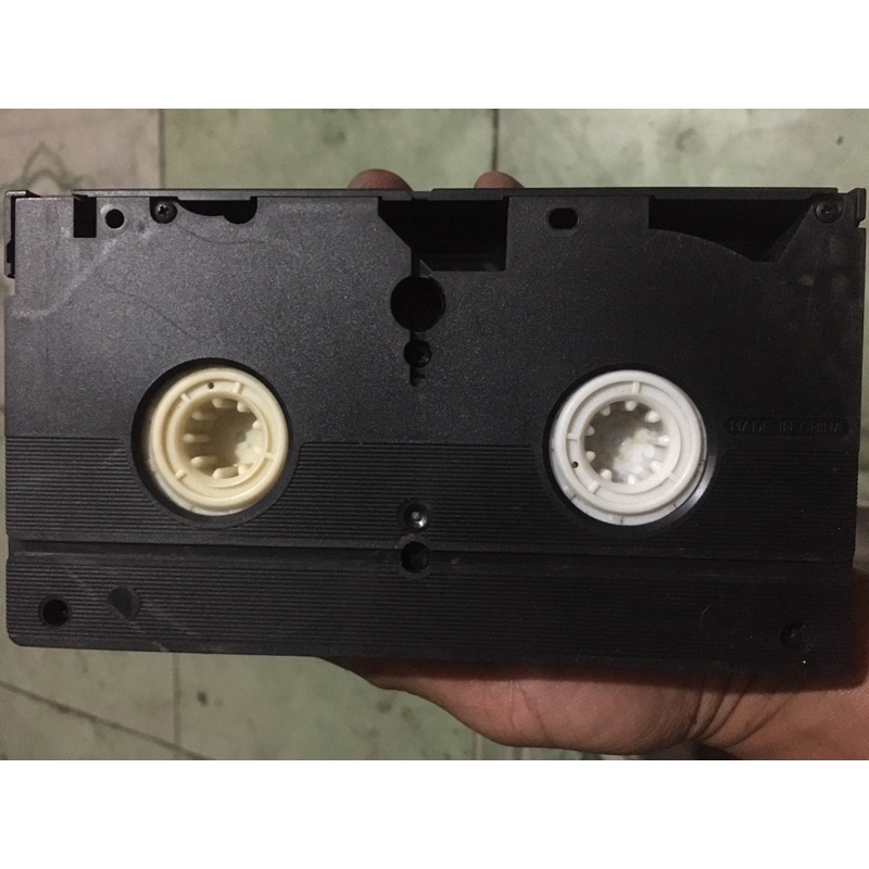 Băng video vhs để trưng bày