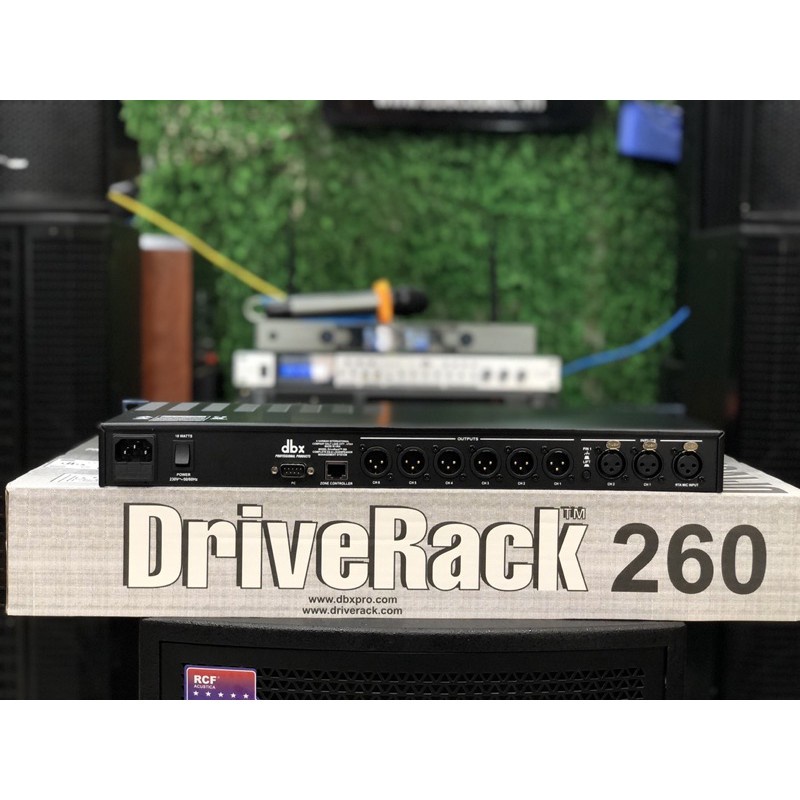 Cốt số Driverack DBX 260  2 đầu vào 6 đầu ra - chuyên karaoke gia đình-sân khấu