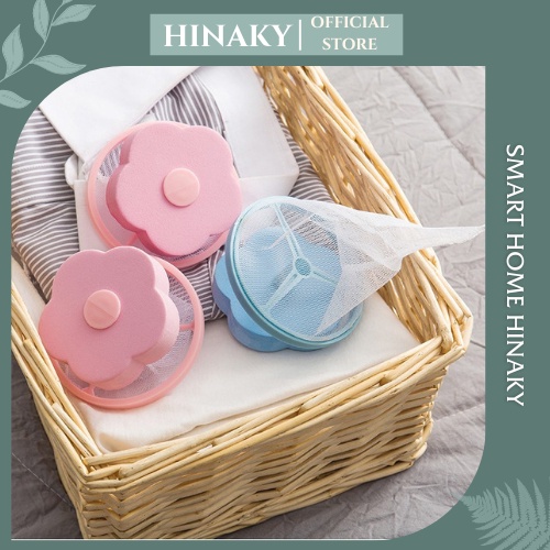 Phao lọc cặn bẩn HINAKY trong lồng máy giặt hình bông hoa [ MÃ F701 - PHAO ]