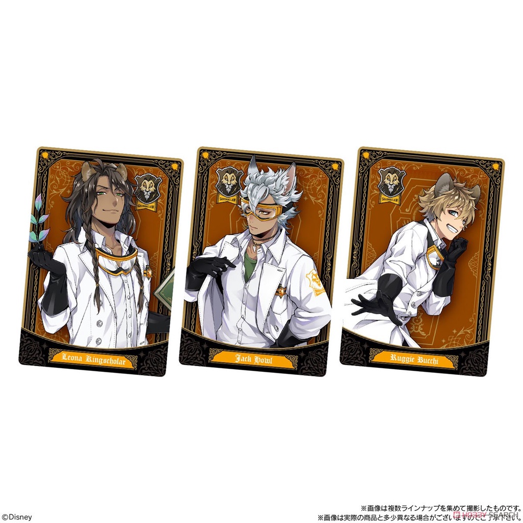 Thẻ sưu tầm bóc bánh Disney: Twisted-Wonderland Wafer 3 Shokugan chính hãng Nhật Bản