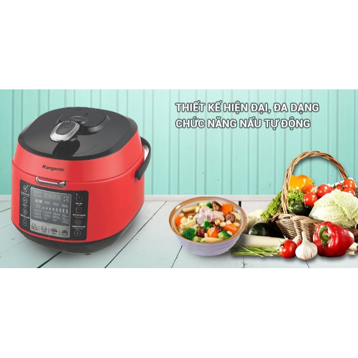 Nồi áp suất điện Kangaroo KG5P3 5 lít hàng trưng bày 98-99% chính hãng 100% bảo hành 12 tháng