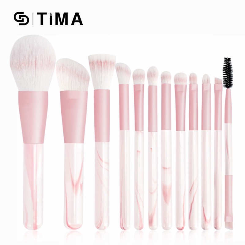 Set 12 Cọ Trang Điểm Mắt Mềm Mại Chuyên Dụng Cho Người Mới Bắt Đầu GDTIMA